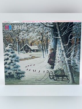 Vintage Charles Wysocki 1000 pc Puzzle Cardinal Christmas 1992 New Sealed